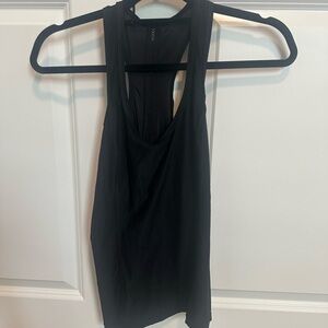 Lululemon Athletica Black Backless Tank Top
